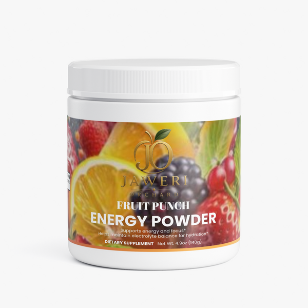 Jaweri Orchard Fruit Punch Clean Energy Powder Drink Mix